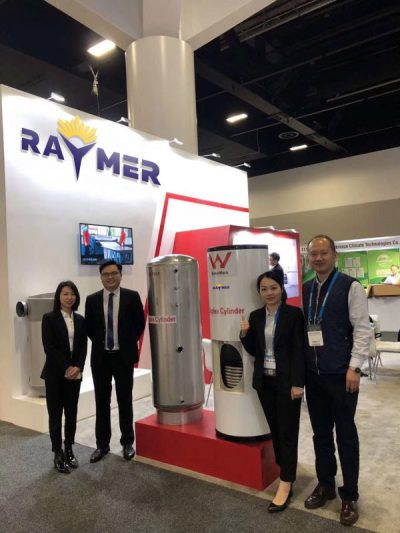 Sydney ARBS 2018: RAYMER демонструє повний асортимент побутових водонагрівачів з тепловим насосом