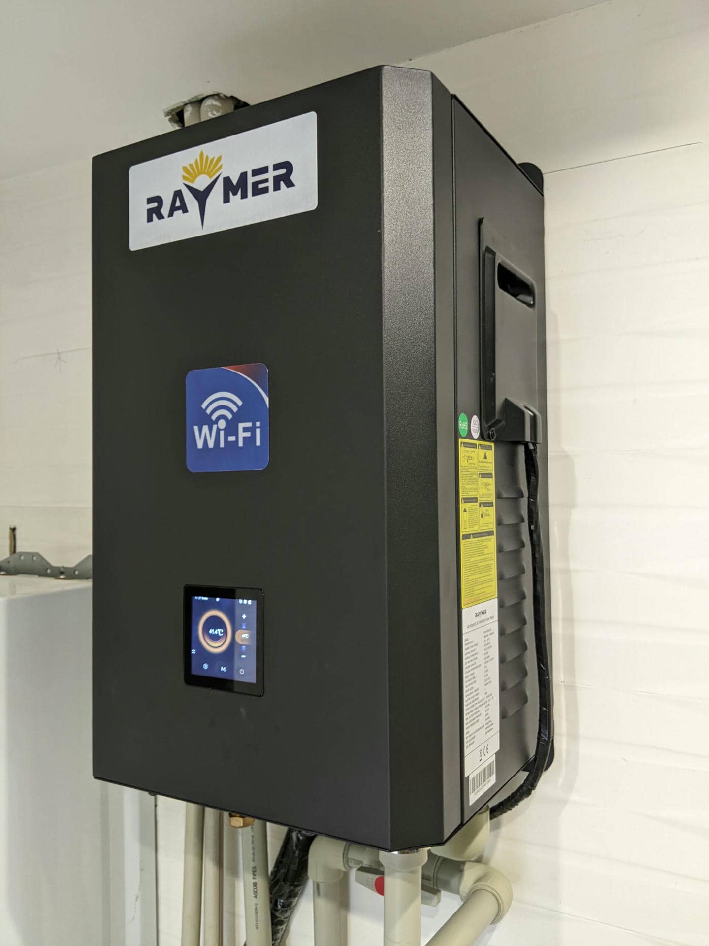 Монтаж теплового насоса Raymer RAY-15DS2-EVI на 15 кВт в доме на 120 м² в поселке Горенычи